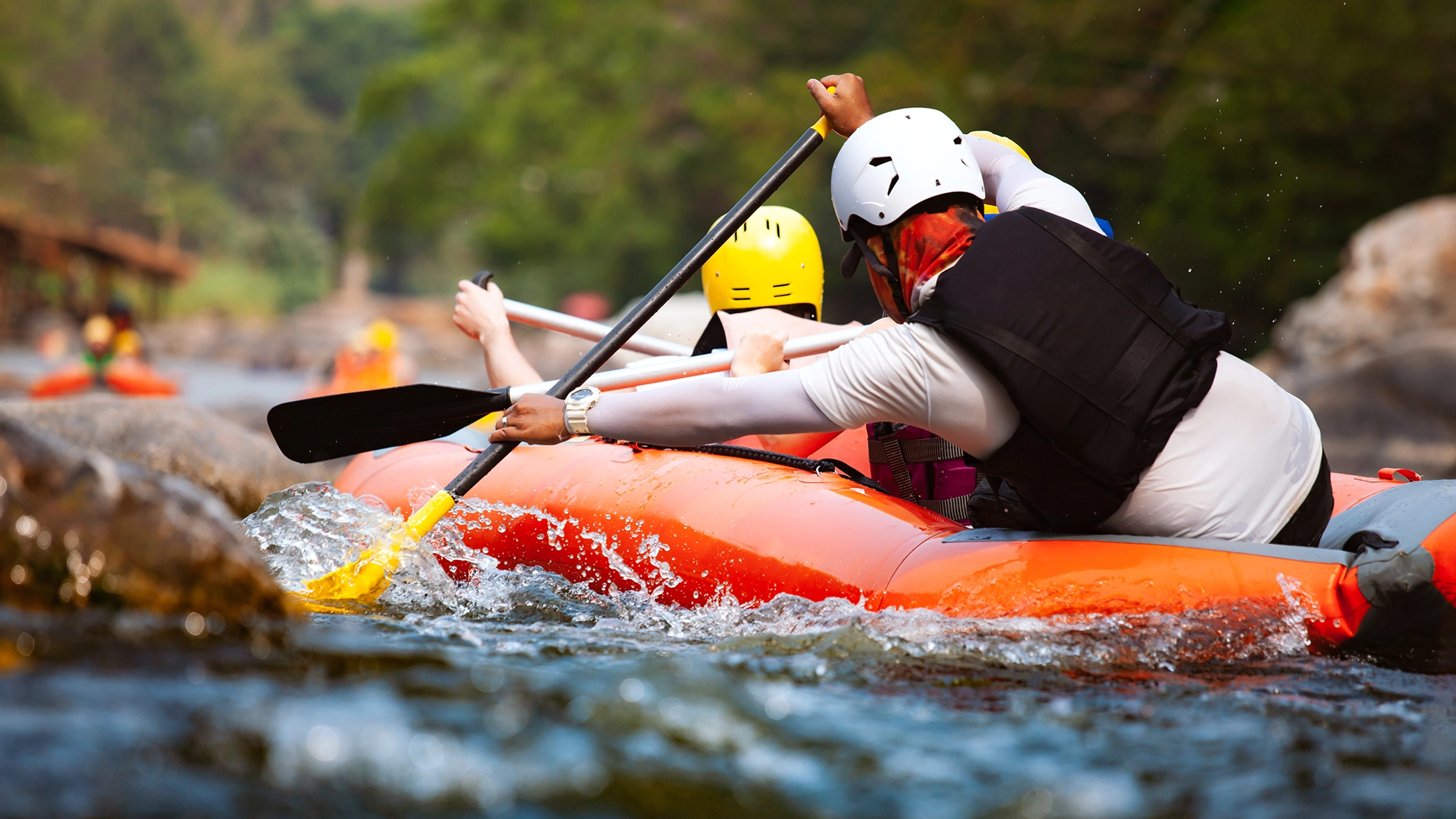 white water rafting
